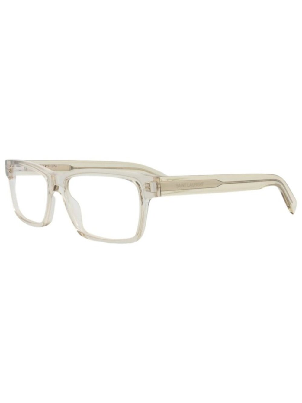 New Saint Laurent Women's Eyeglasses Square Rectangle Recycled Acetate Frame